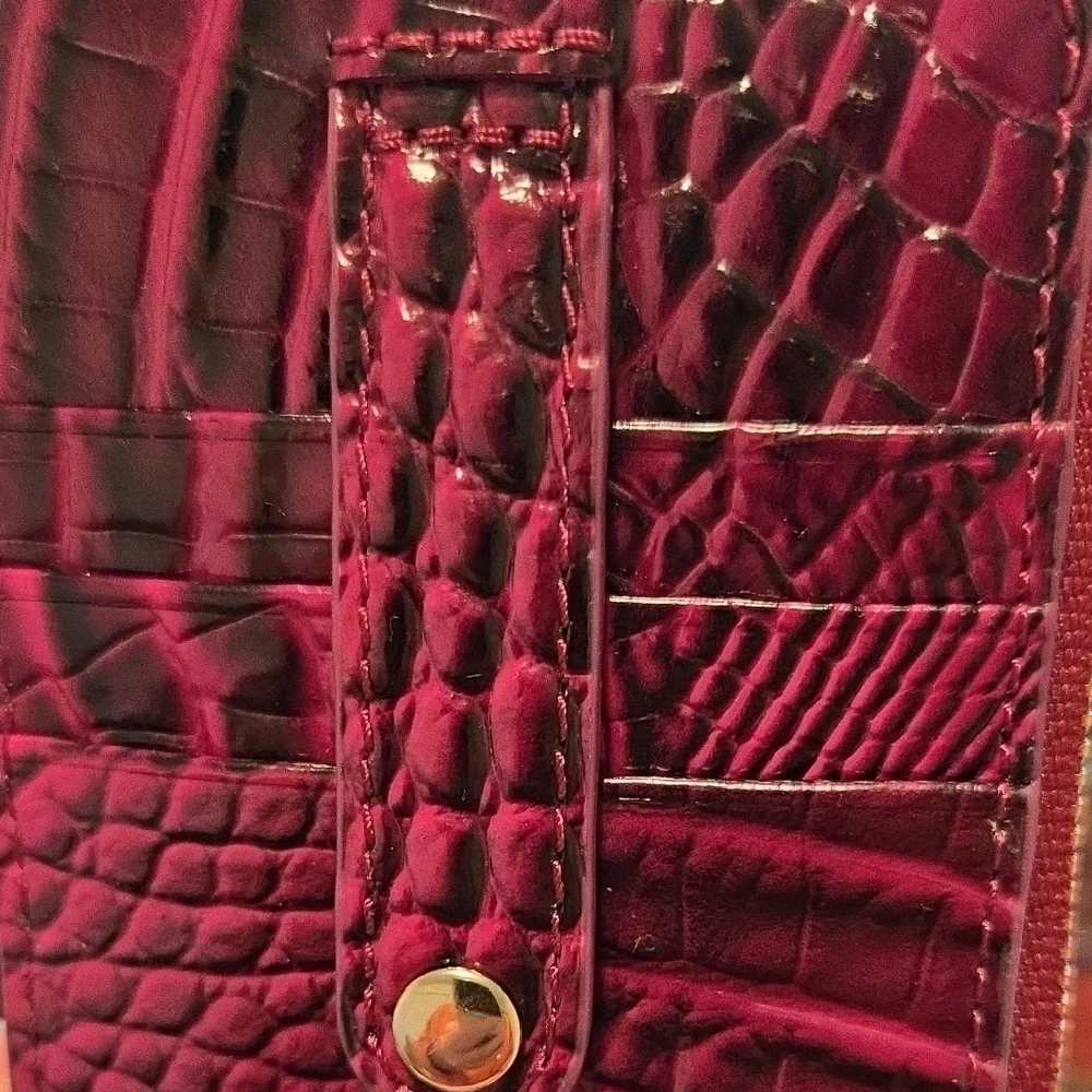 Brahmin Lennon Credit Card Wallet in Sugar Plum Melbourne. NWT. - Picture 9 of 14